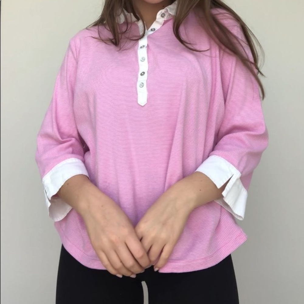 Ralph Lauren Striped 3/4 Button